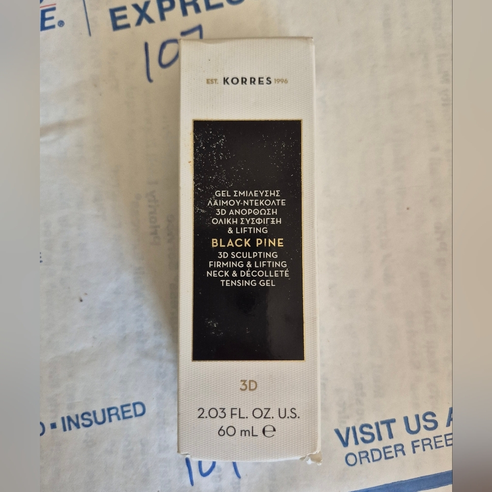 Korres Black Pine 3D sculpting,firming,lifting